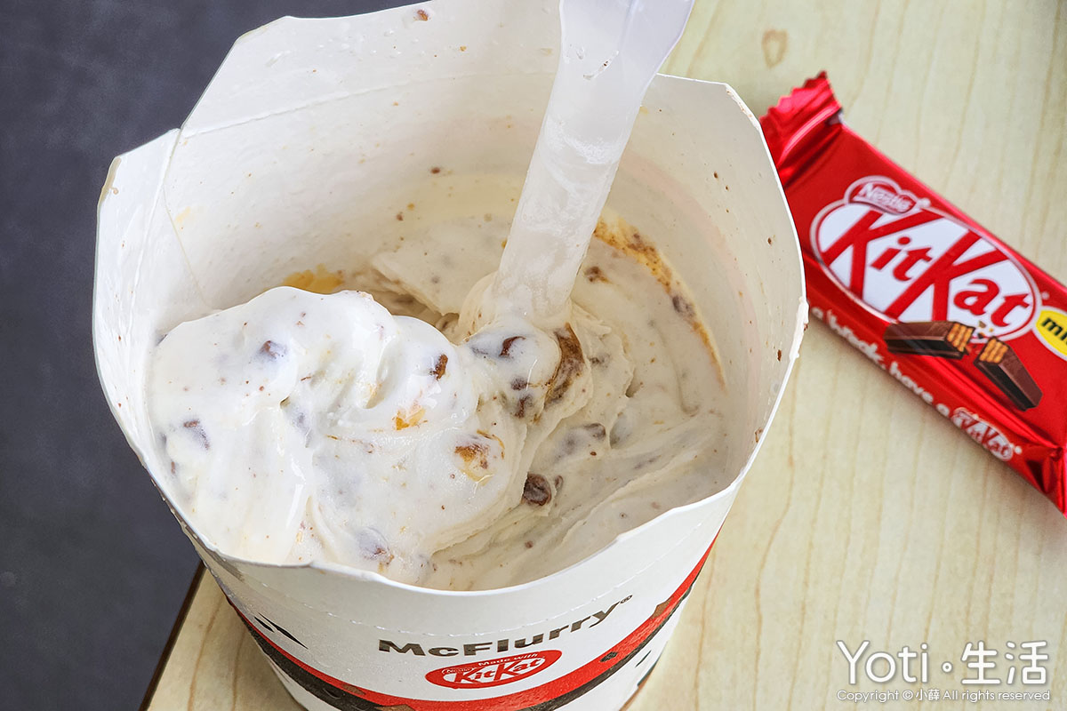 [麥當勞] 巧克力焦糖冰炫風 | 期間限定、KitKat聯名新推出
