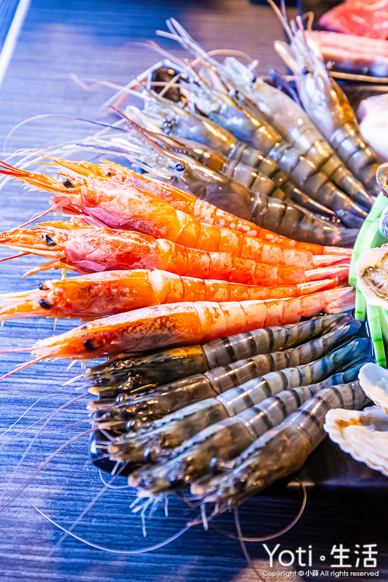 千兵衛日式燒肉鍋物-鮮甜白蝦-天使紅蝦-黑鑽蝦
