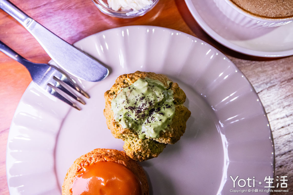 花蓮市區-雨林 Scone&Coffee-經典抹茶司康